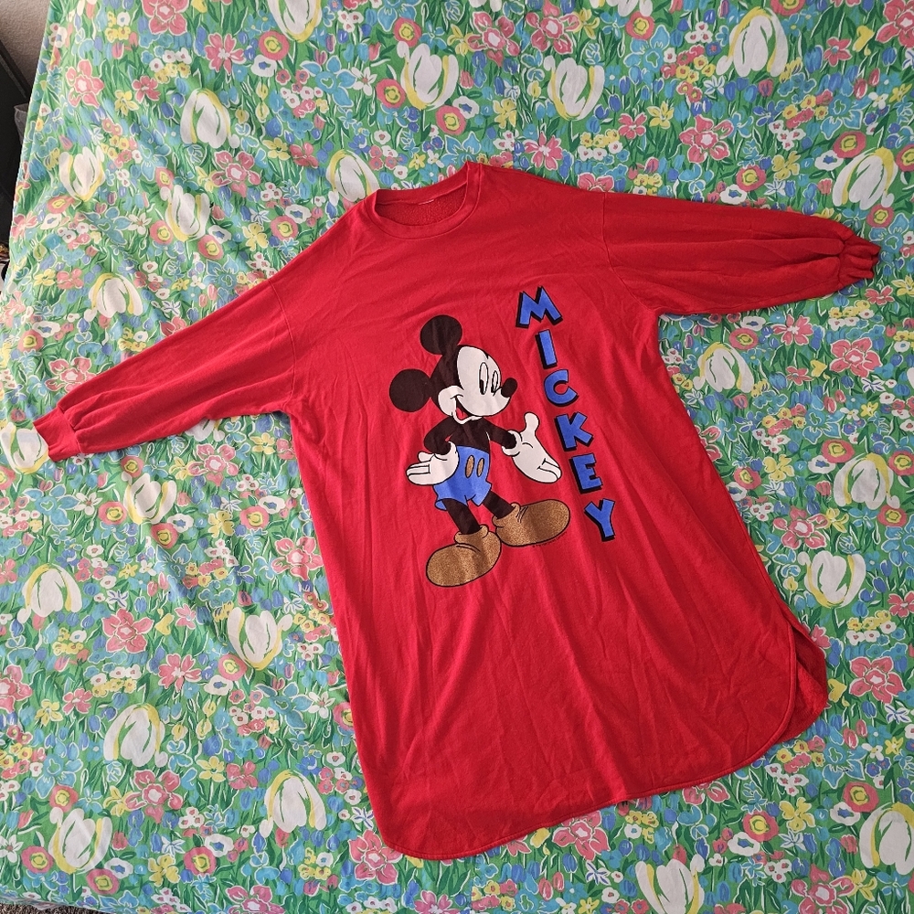 Vintage Oversized Mickey Mouse Nightgown